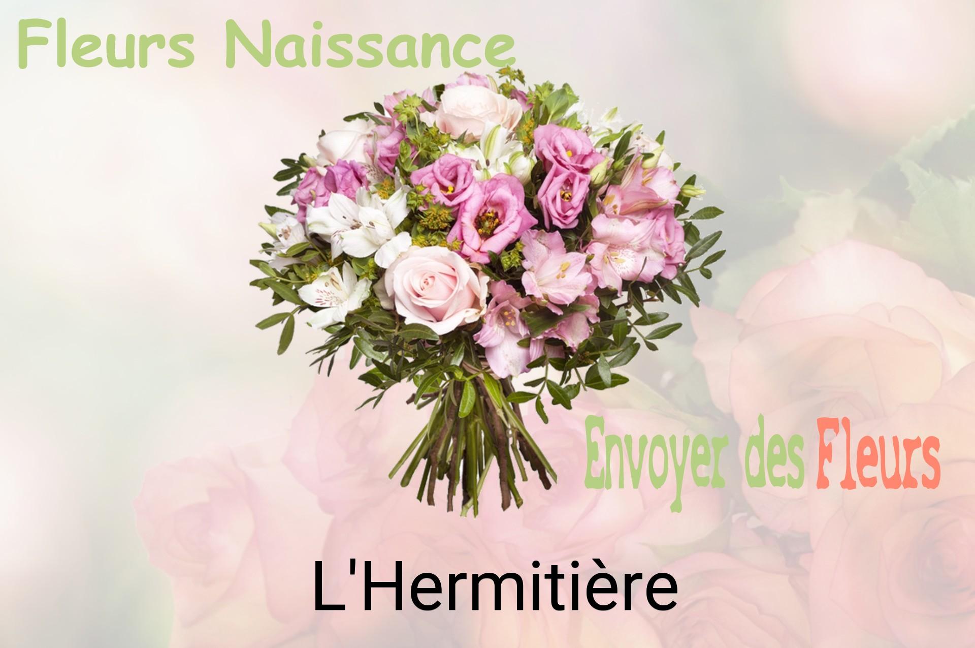 Bouquet de fleurs de naissance livré à L'Hermitière